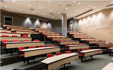 Empty UBC classroom